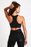 UpLift Sports Bra in Black Tonal Star Foil