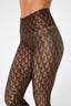 Hi-Shine Leggings in Cafe Geo