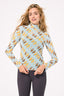 Mesh Mockneck in Croissants