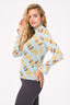 Mesh Mockneck in Croissants