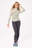 Mesh Mockneck in Croissants