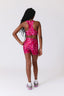 Girls Sports Bra in Neon Cheetah