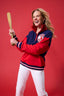 Red Sox Colorblock Quarter Zip Sweatshirt in Team Colors