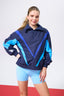 Dodgers Track Quarter Zip in Team Colors