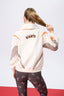 Giants Track Quarter Zip in Sugar Swizzle