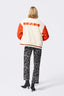 Bears Bomber Jacket in Sugar Swizzle and Orange