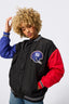 NY Giants Bomber Jacket in Historic Colorblock