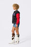 NY Giants Bomber Jacket in Historic Colorblock