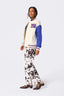 NY Giants Bomber Jacket in Sugar Swizzle and Blue