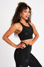 UpLift Sports Bra in Black Tonal Star Foil