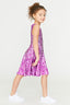 Girls Skater Dress in Pink Confetti Stars