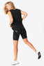 UpLift Bike Shorts in Black Tonal Star Foil