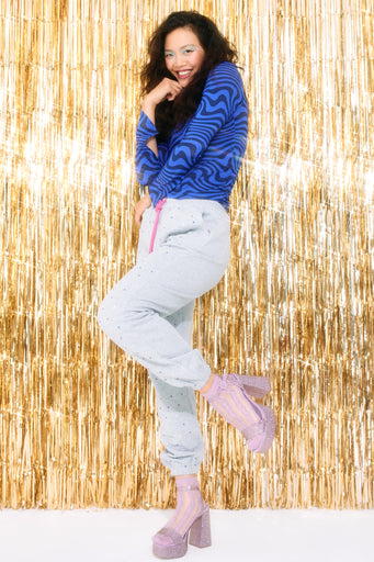 Gems Sweatpants in Collegiate Gray