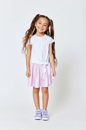 Girls Tie Front T-Shirt