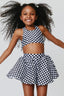 Girls Skater Skirt in Racing Check