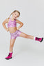 Girls Booty Shorts in Star Confetti Foil