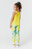 Toddler Leggings in Aqua Lemon Spritz