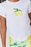 Kids Baby Tee in Lemon Spritz