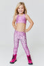 Girls Leggings in Star Confetti Foil