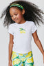 Kids Baby Tee in Lemon Spritz